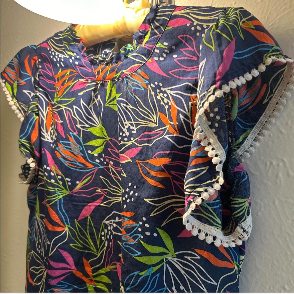 Thml Multicolor Leaf Print Blouse - image 3